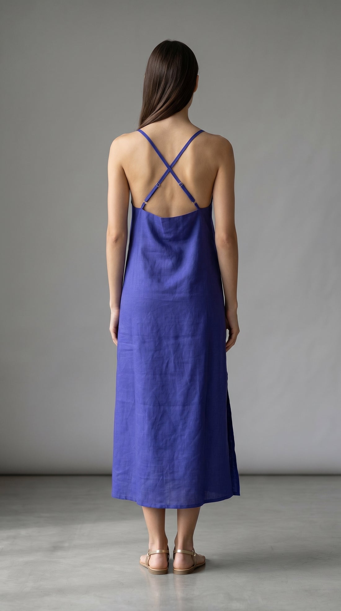 Ana dress Cobalt