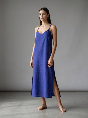 Ana dress Cobalt