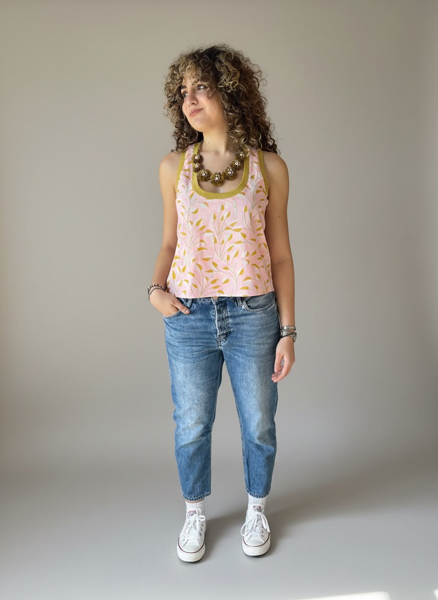 Steph Racer tank