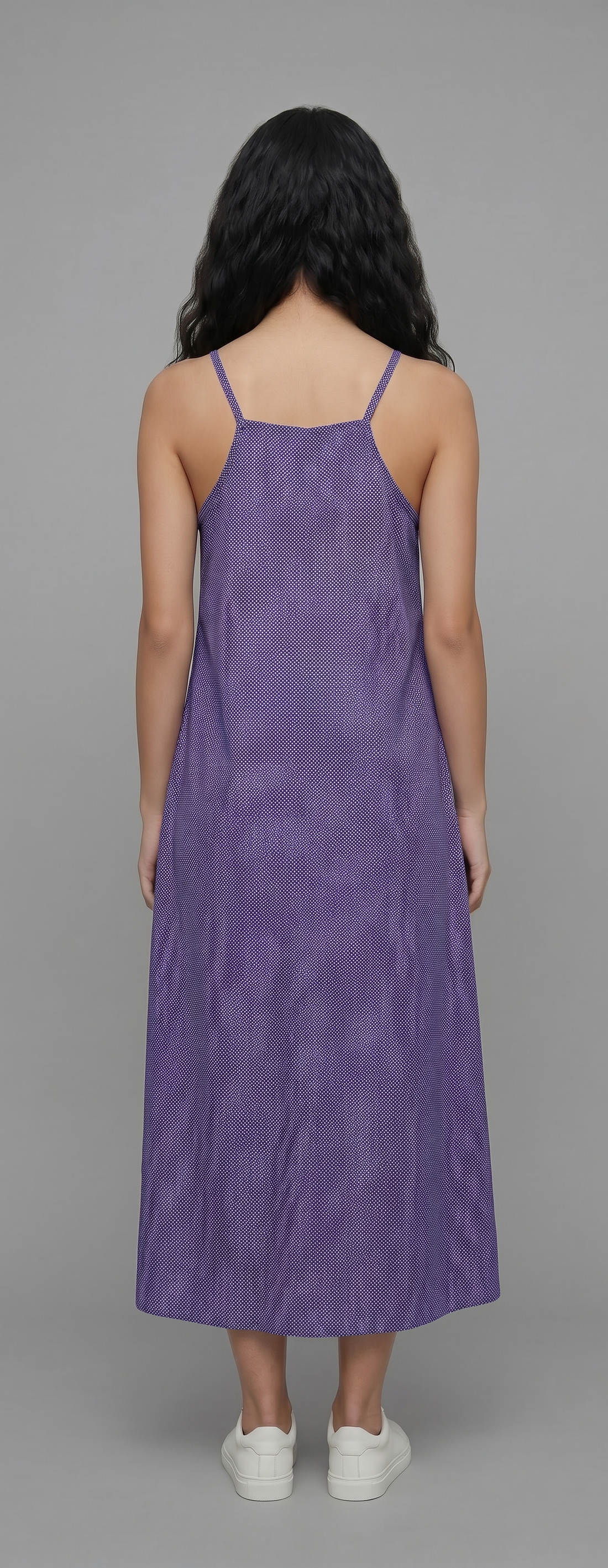 Jozi Dress Purple Polka